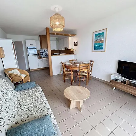 Apartamento Joli T2 En Front De Avec Acces Direct Plage, Terrasse Privative, Parking Et Wi-fi Gratuit - Fr-1-361-45 Jullouville-les-Pins